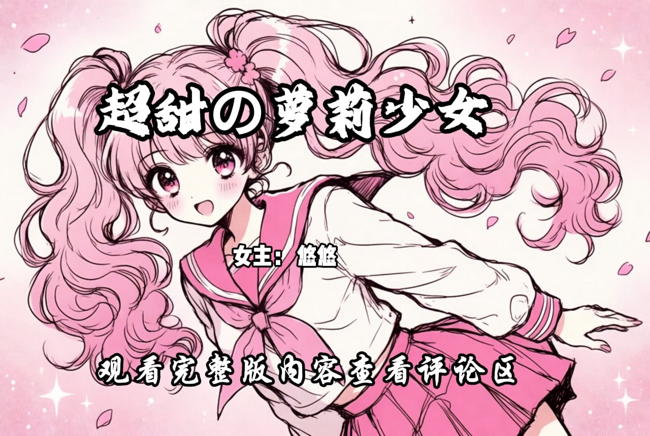 超甜の萝莉少女 配图