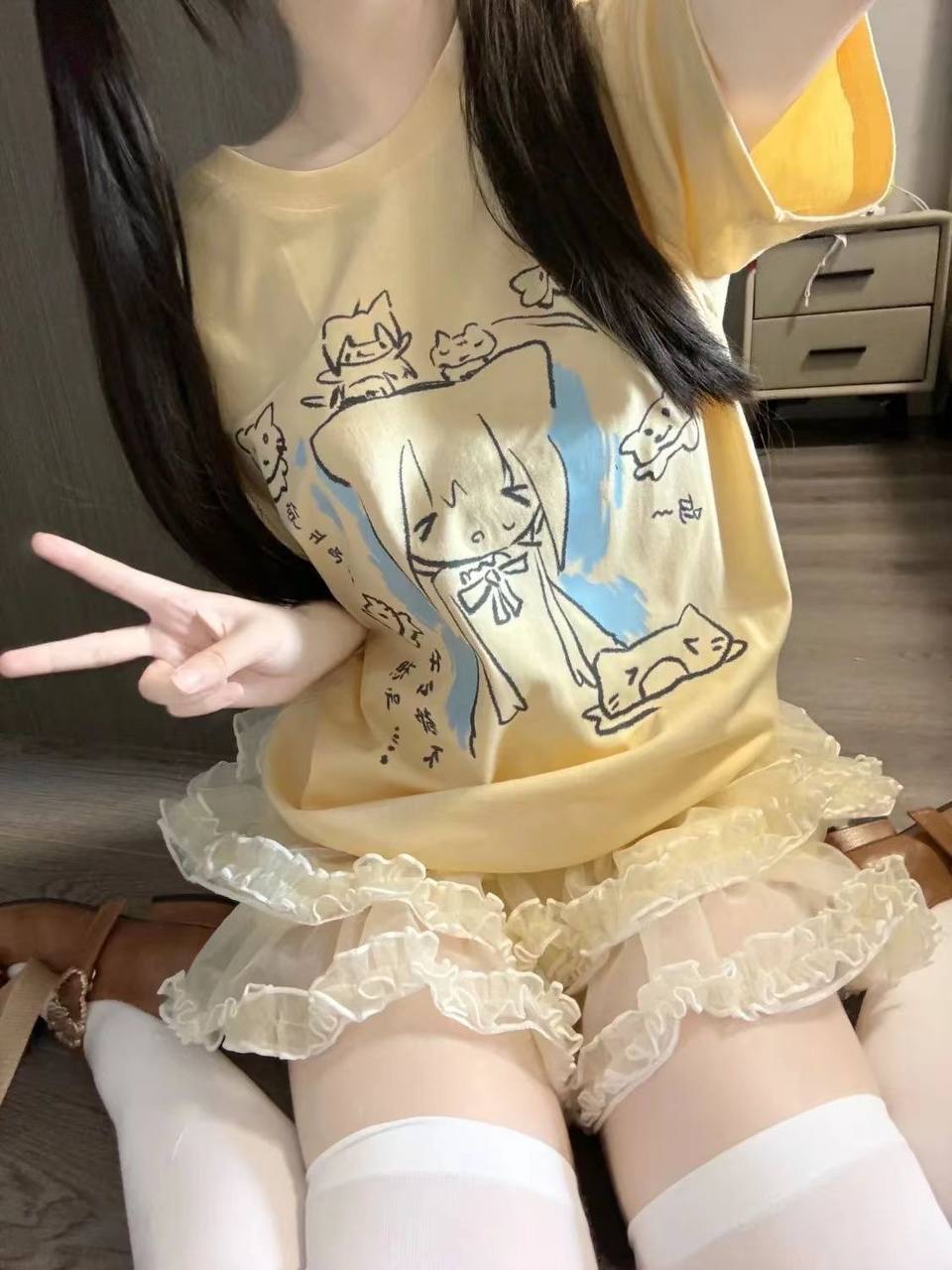 二次元反差萝莉猫猫的cosplay jk制服小窝 配图