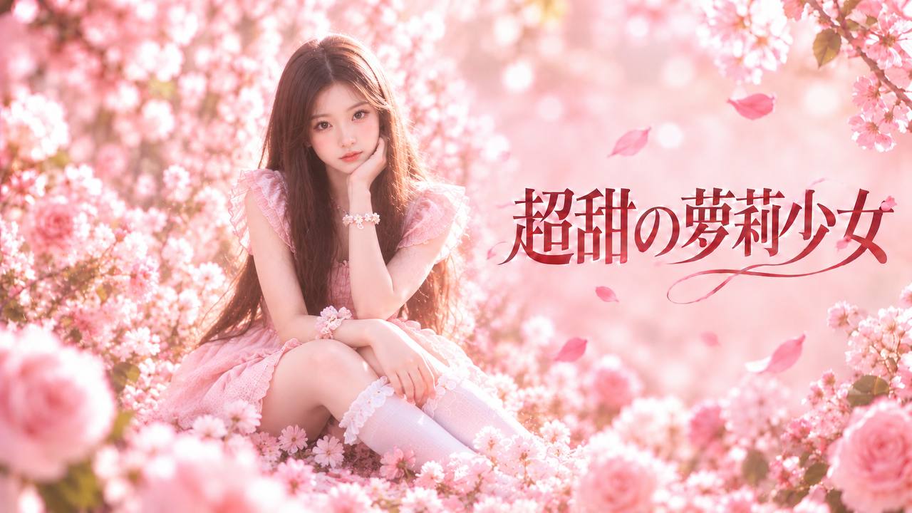 超甜の萝莉少女 配图