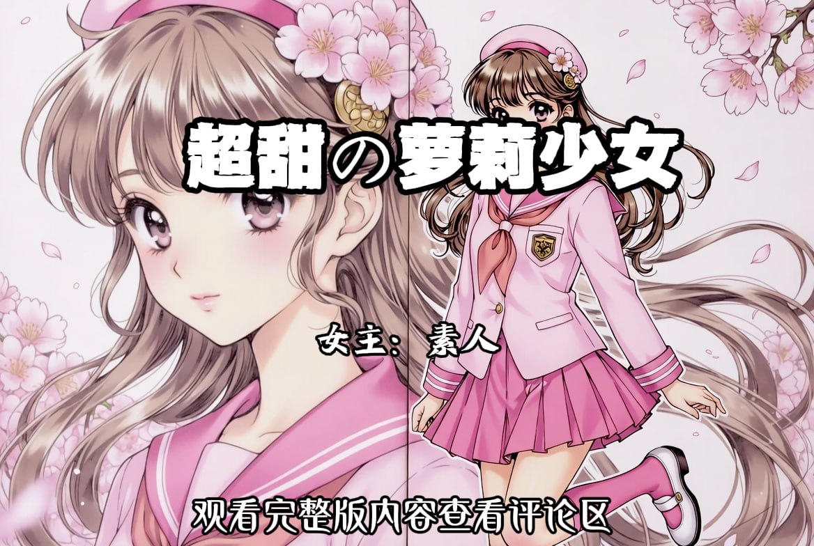 超甜の萝莉少女 配图