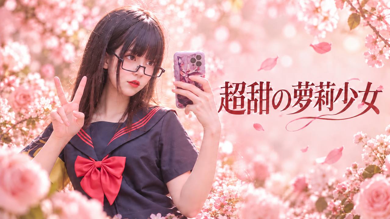 超甜の萝莉少女 配图