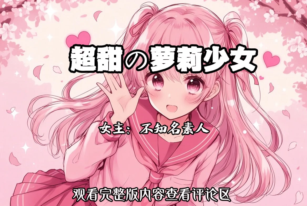 超甜の萝莉少女 配图
