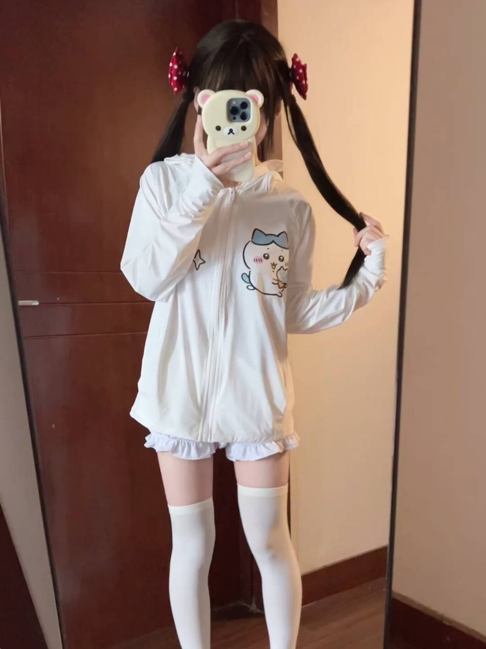 二次元反差萝莉猫猫的cosplay jk制服小窝 配图